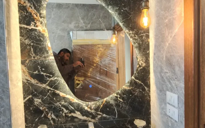 مرايا LED للصالونات في المنصورة
