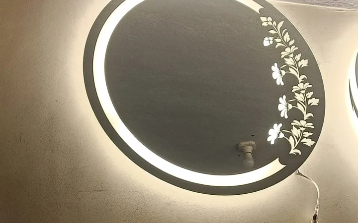 أعمال مرايا ديكور و LED