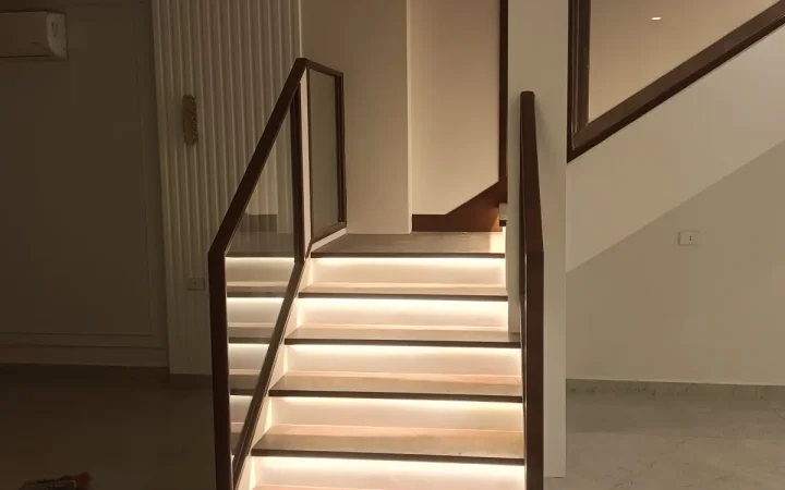 أعمال درابزين زجاج
